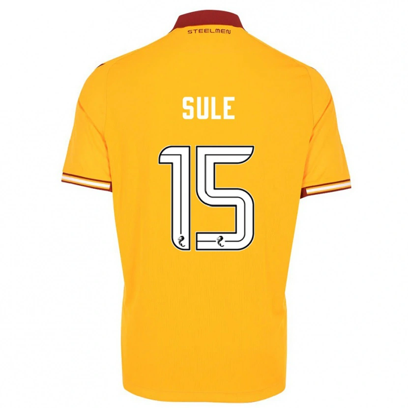 Danxen Men Eseosa Sule #15 Yellow Burgundy Home Jersey 2025/26 T-Shirt