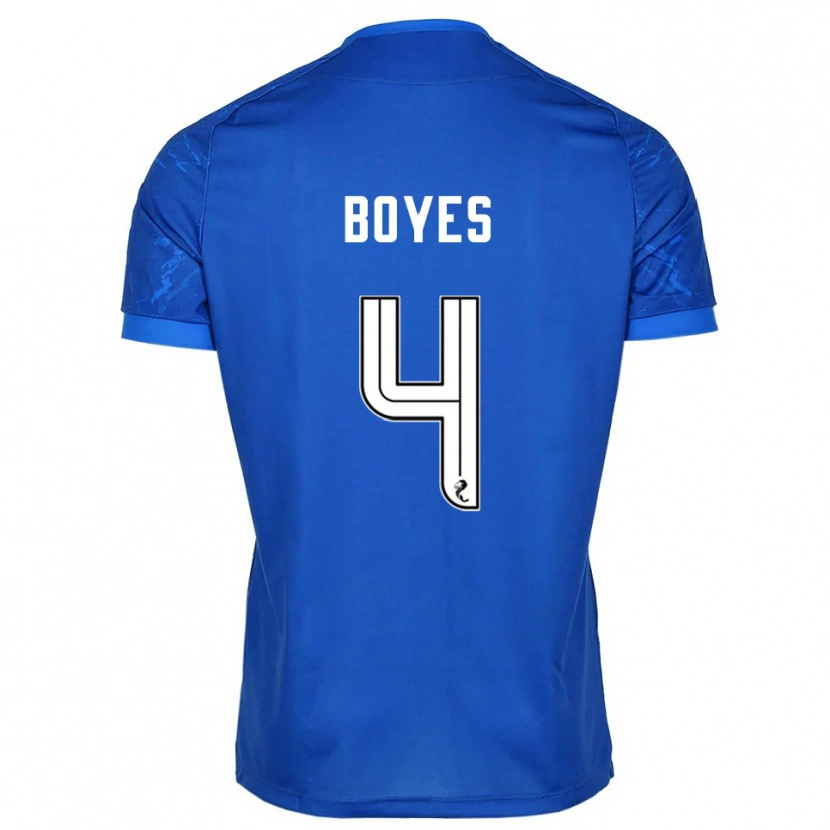 Danxen Men Morgan Boyes #4 Blue White Home Jersey 2025/26 T-Shirt
