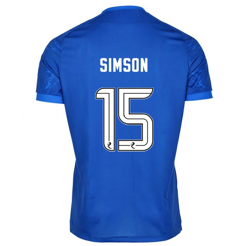 Danxen Men Steffi Simson #15 Blue White Home Jersey 2025/26 T-Shirt