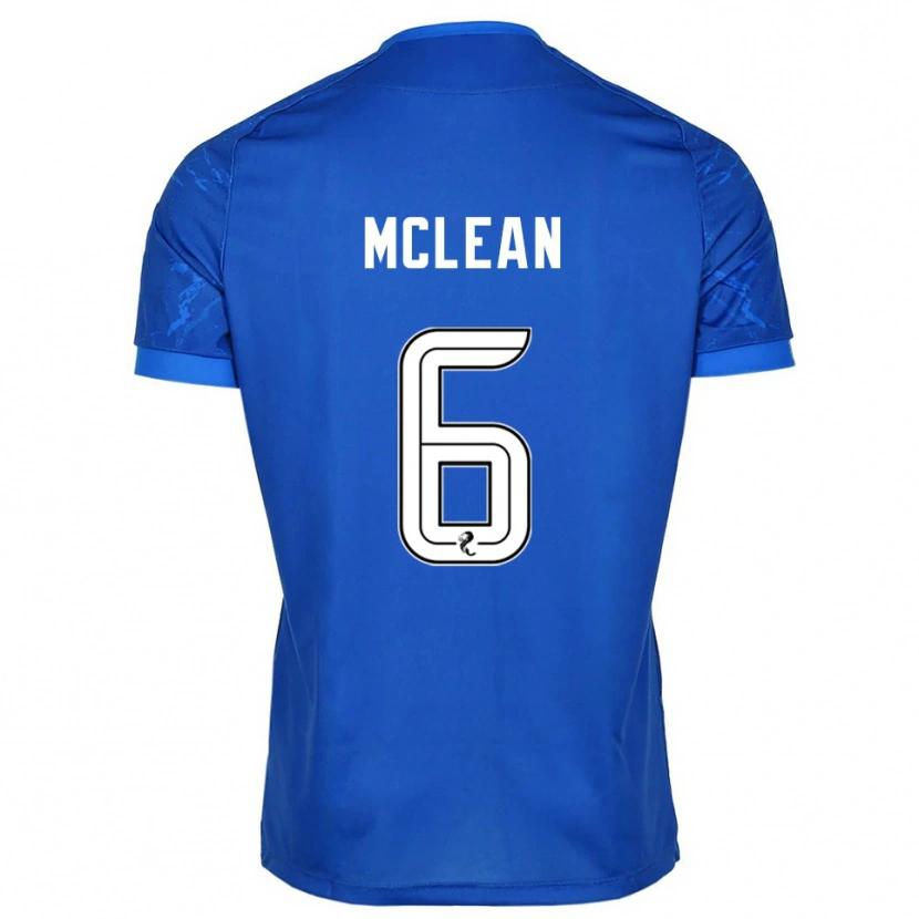Danxen Men Elvie Mclean #6 Blue White Home Jersey 2025/26 T-Shirt