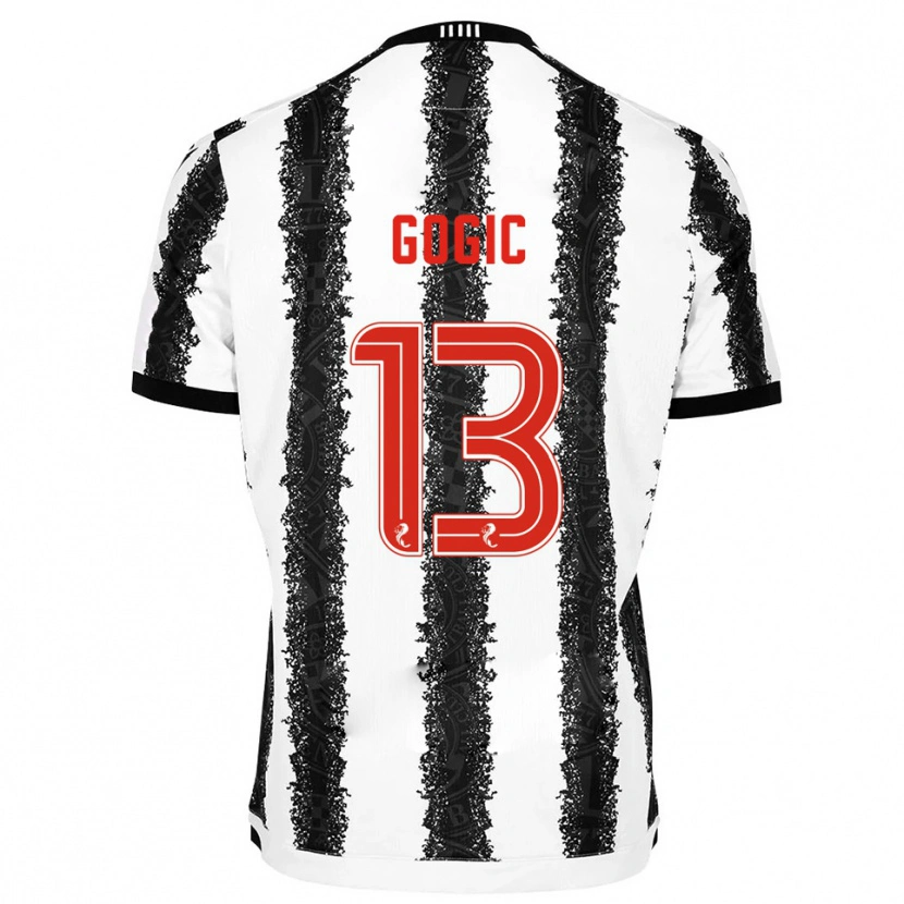 Danxen Men Alex Gogic #13 White Black Home Jersey 2025/26 T-Shirt