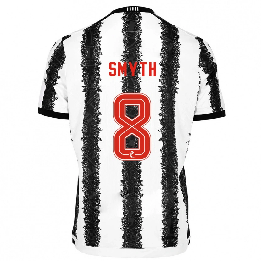 Danxen Men Oisin Smyth #8 White Black Home Jersey 2025/26 T-Shirt
