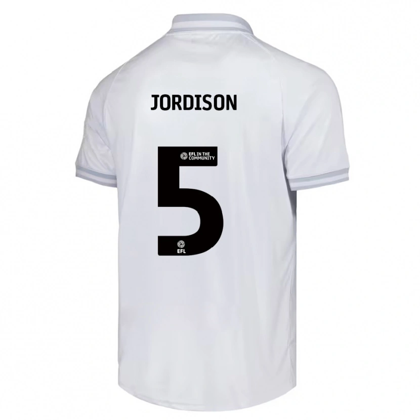 Danxen Men Ben Jordison #5 White Gray Black Away Jersey 2025/26 T-Shirt