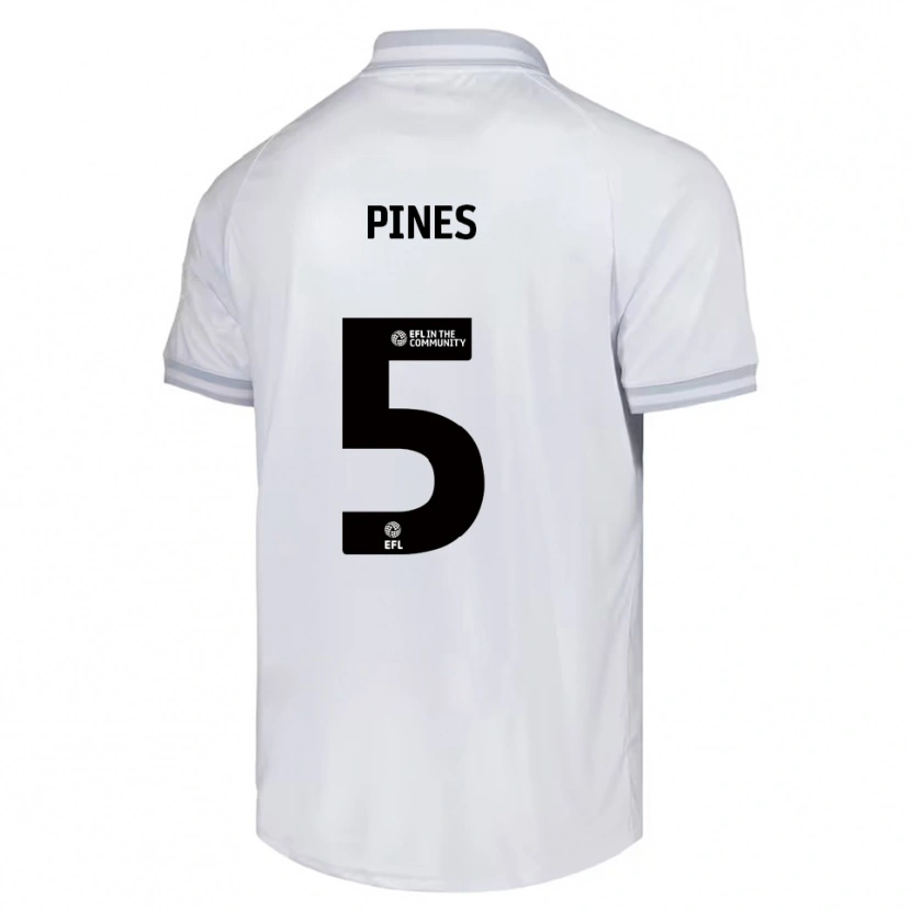 Danxen Men Donovan Pines #5 White Gray Black Away Jersey 2025/26 T-Shirt