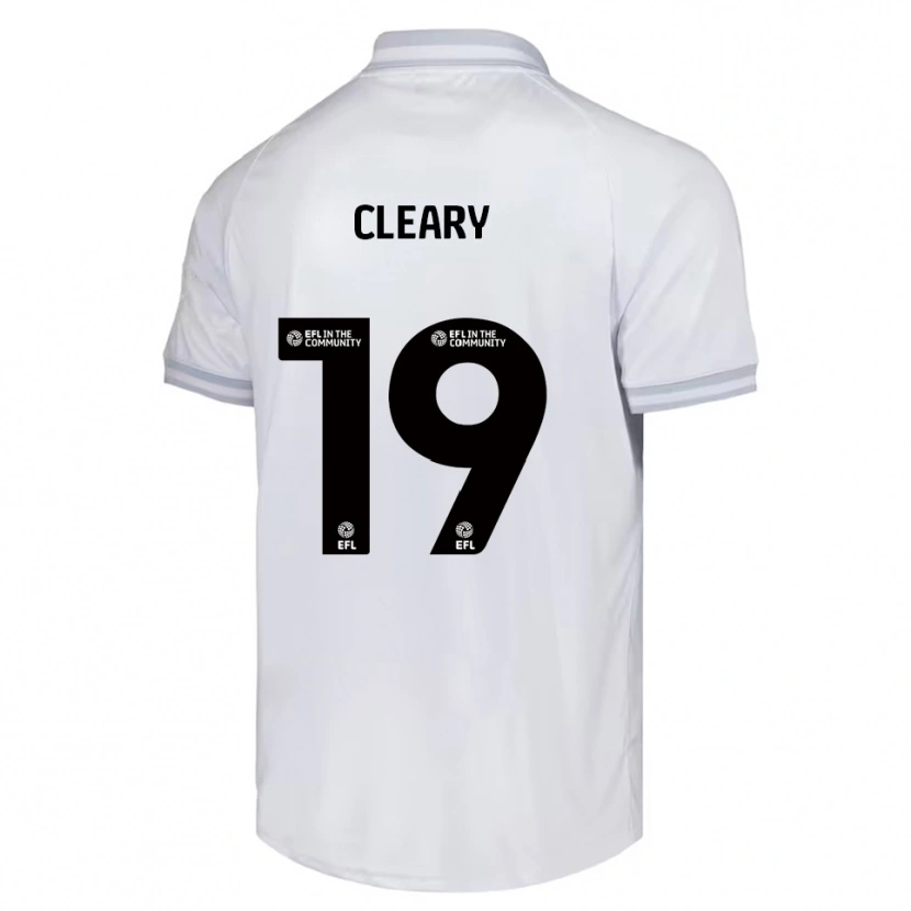Danxen Men Reyes Cleary #19 White Gray Black Away Jersey 2025/26 T-Shirt