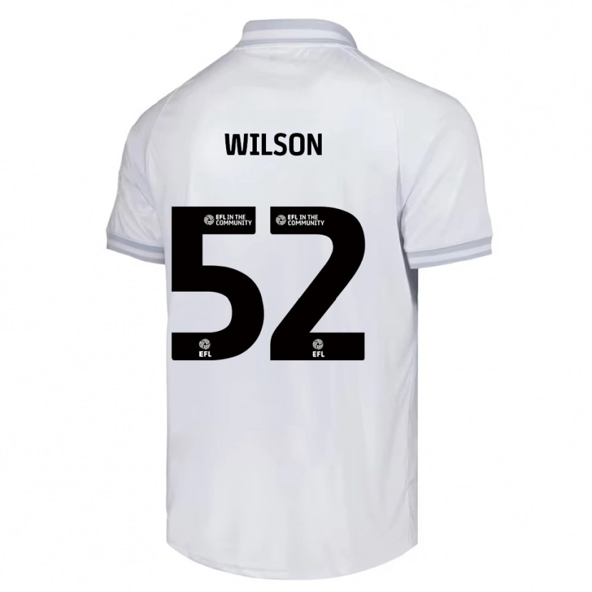 Danxen Men Aston Wilson #52 White Gray Black Away Jersey 2025/26 T-Shirt