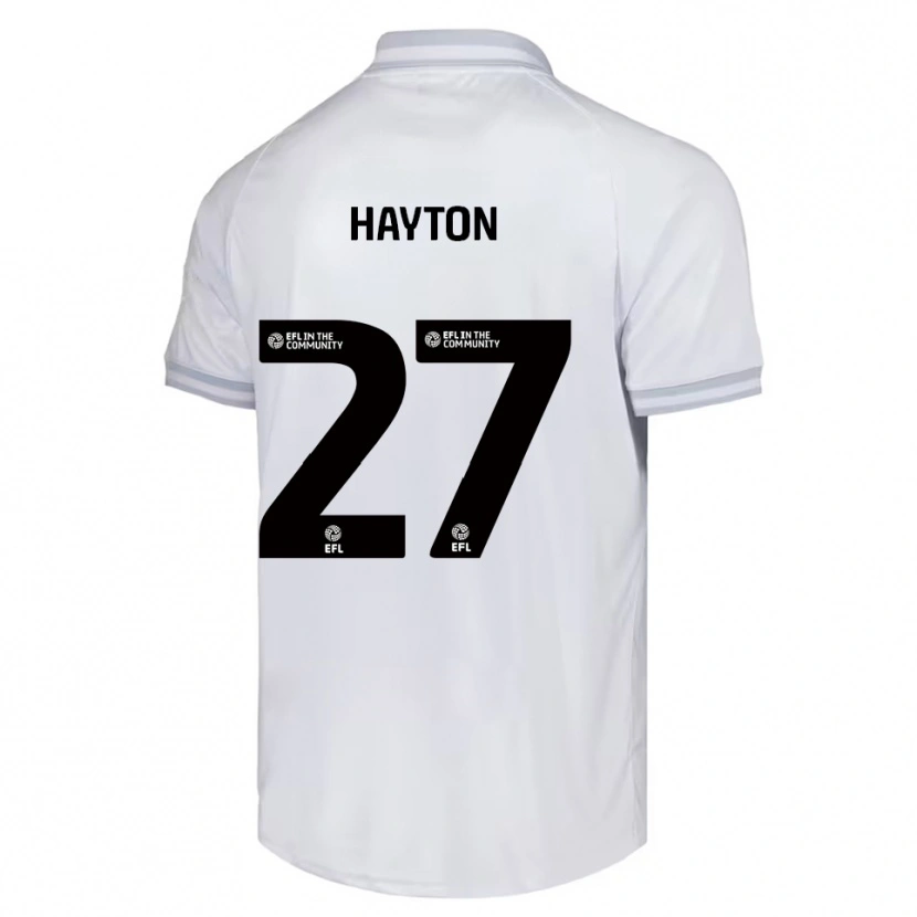 Danxen Men Adam Hayton #27 White Gray Black Away Jersey 2025/26 T-Shirt