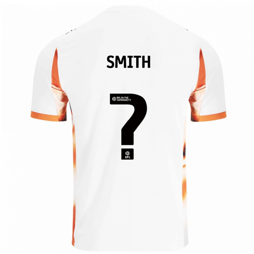 Danxen Men Brooke Smith #0 White Orange Black Away Jersey 2025/26 T-Shirt