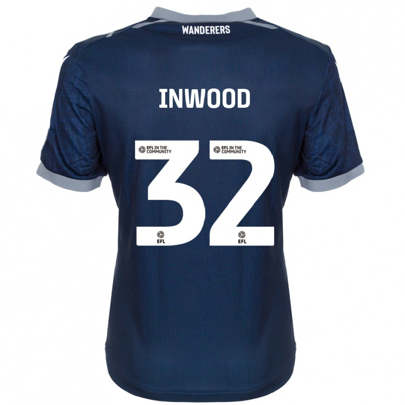 Danxen Men Sam Inwood #32 Navy Gray Away Jersey 2025/26 T-Shirt