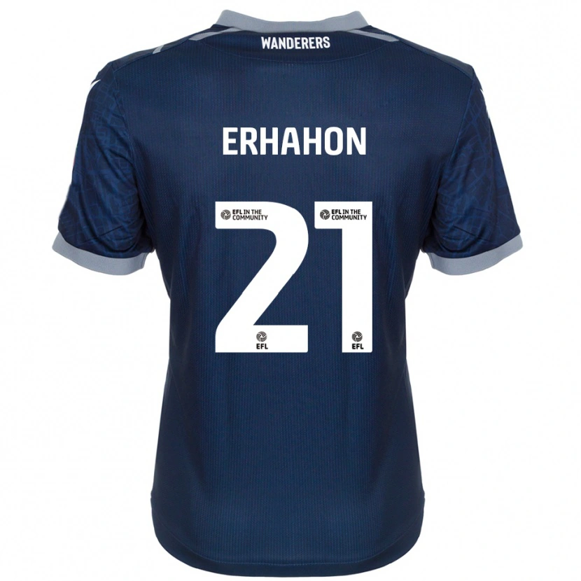 Danxen Men Ethan Erhahon #21 Navy Gray Away Jersey 2025/26 T-Shirt