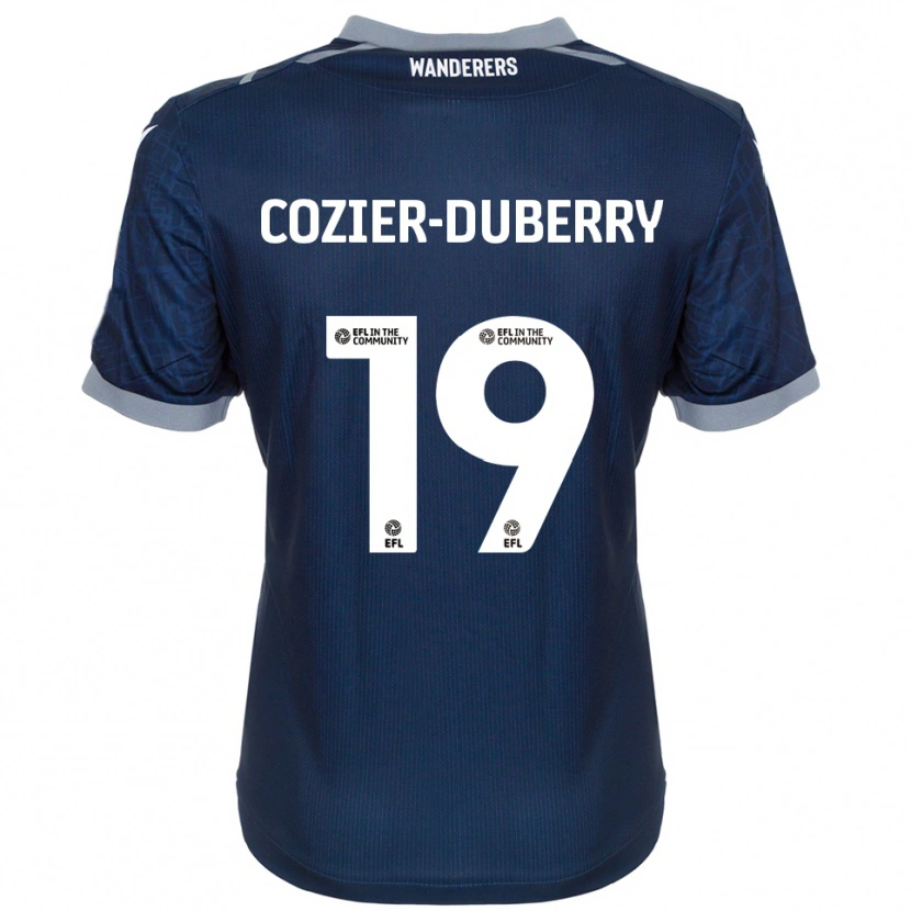 Danxen Men Amario Cozier-Duberry #19 Navy Gray Away Jersey 2025/26 T-Shirt