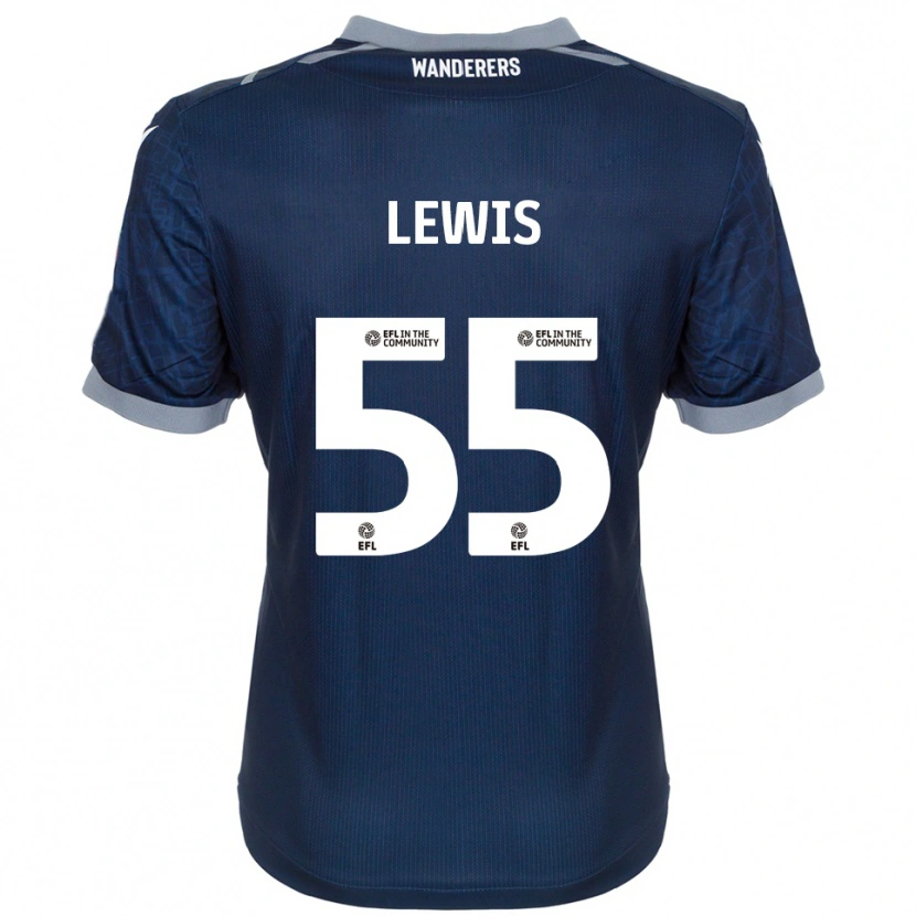 Danxen Men Conor Lewis #55 Navy Gray Away Jersey 2025/26 T-Shirt