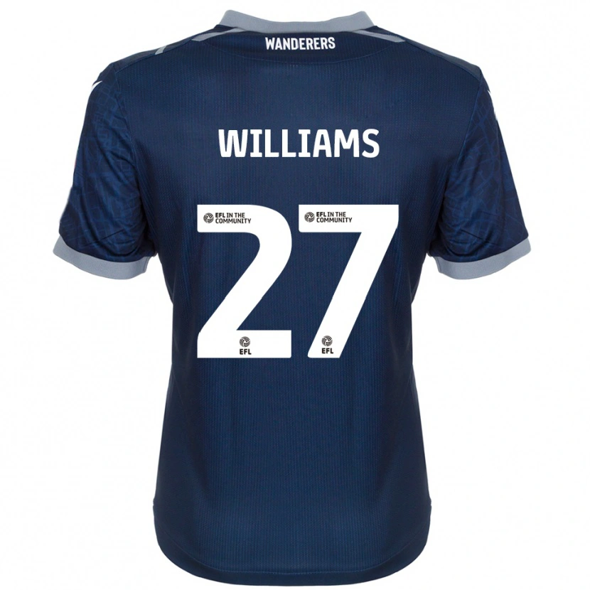 Danxen Men Randell Williams #27 Navy Gray Away Jersey 2025/26 T-Shirt