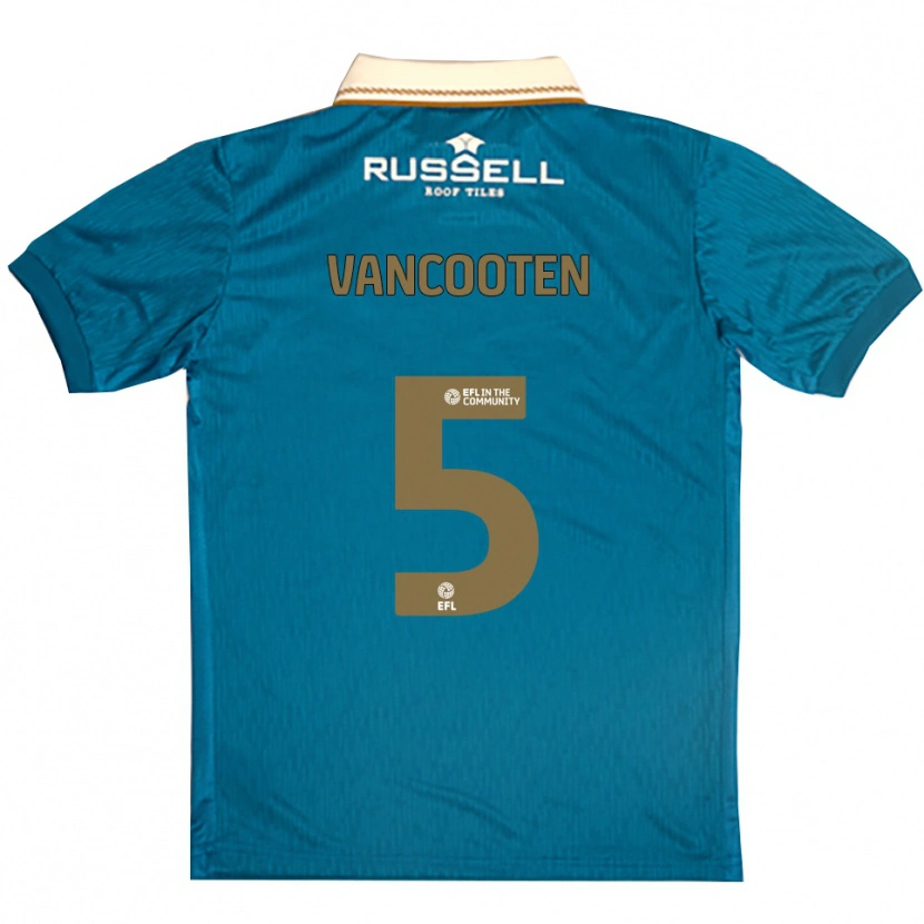 Danxen Men Terence Vancooten #5 Sky Blue White Away Jersey 2025/26 T-Shirt