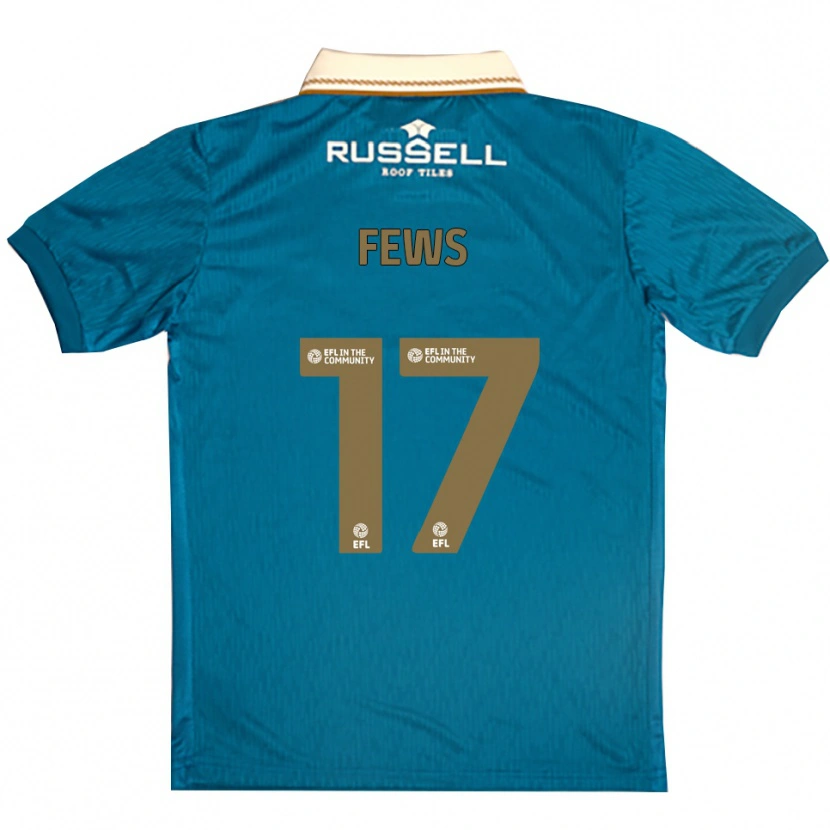 Danxen Men Maddie Fews #17 Sky Blue White Away Jersey 2025/26 T-Shirt