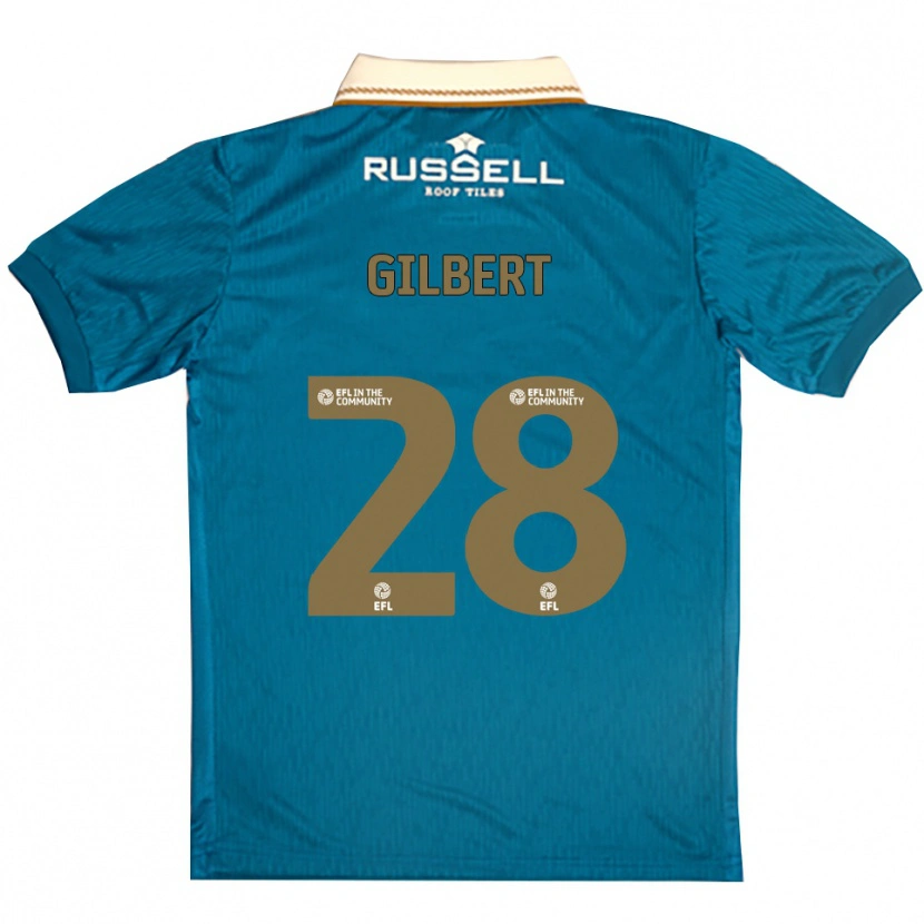 Danxen Men Cameron Gilbert #28 Sky Blue White Away Jersey 2025/26 T-Shirt