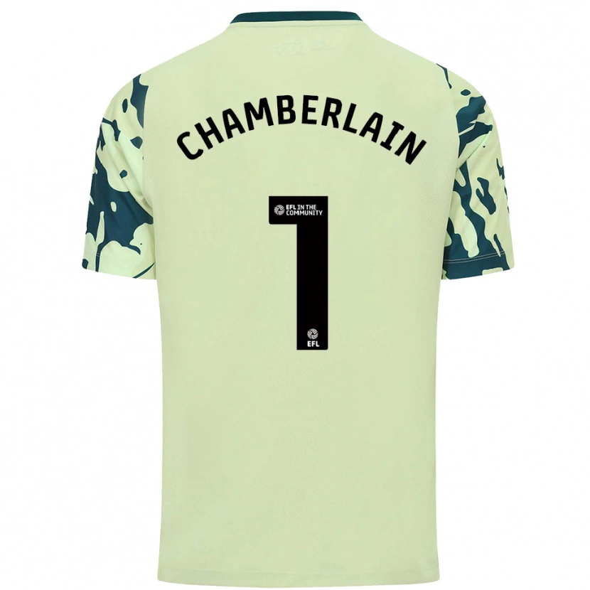 Danxen Men Ceryn Chamberlain #1 Dark Green Away Jersey 2025/26 T-Shirt