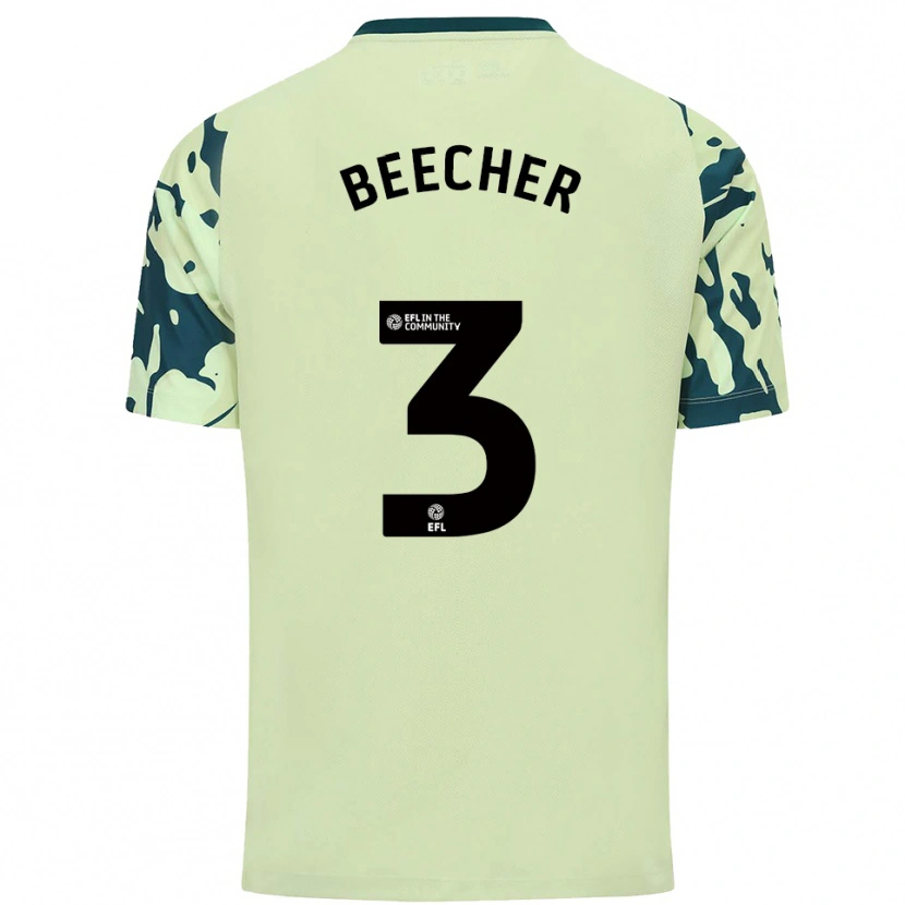 Danxen Men Josh Beecher #3 Dark Green Away Jersey 2025/26 T-Shirt