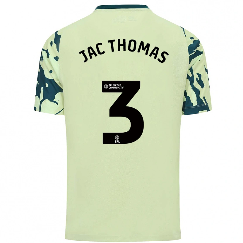 Danxen Men Jac Thomas #3 Dark Green Away Jersey 2025/26 T-Shirt