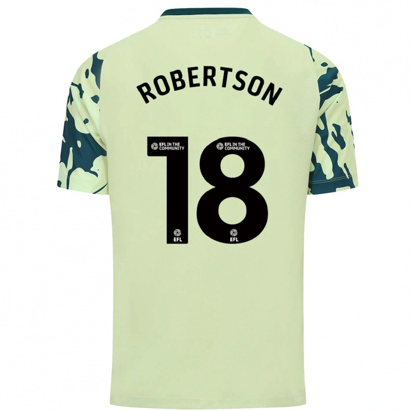 Danxen Men Alex Robertson #18 Dark Green Away Jersey 2025/26 T-Shirt