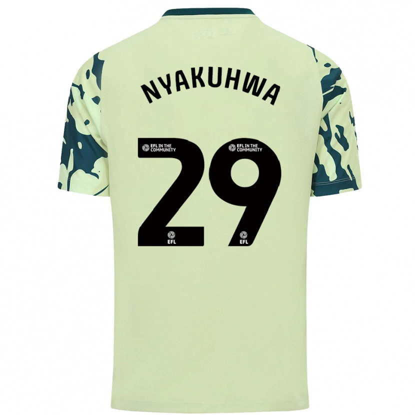 Danxen Men Tanatswa Nyakuhwa #29 Dark Green Away Jersey 2025/26 T-Shirt