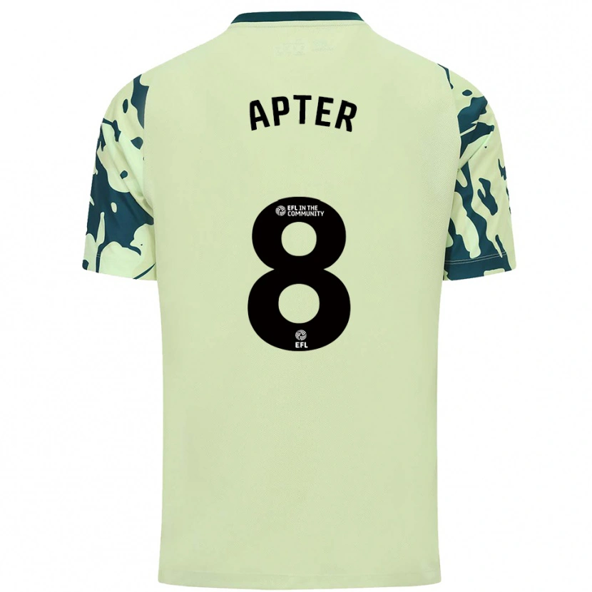 Danxen Men Matthew Apter #8 Dark Green Away Jersey 2025/26 T-Shirt