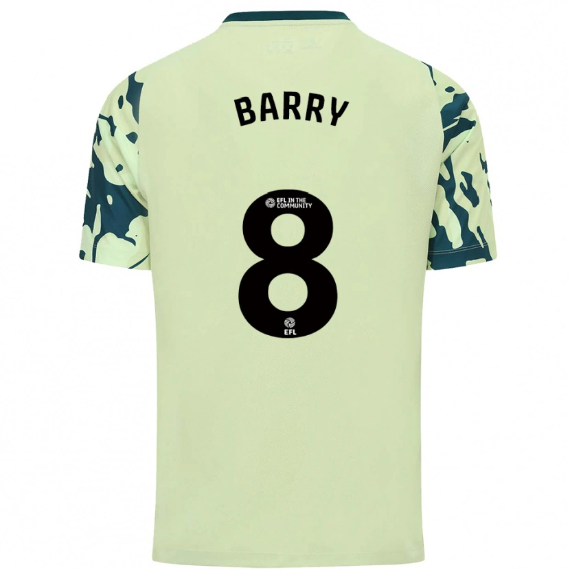 Danxen Men Fiona Barry #8 Dark Green Away Jersey 2025/26 T-Shirt