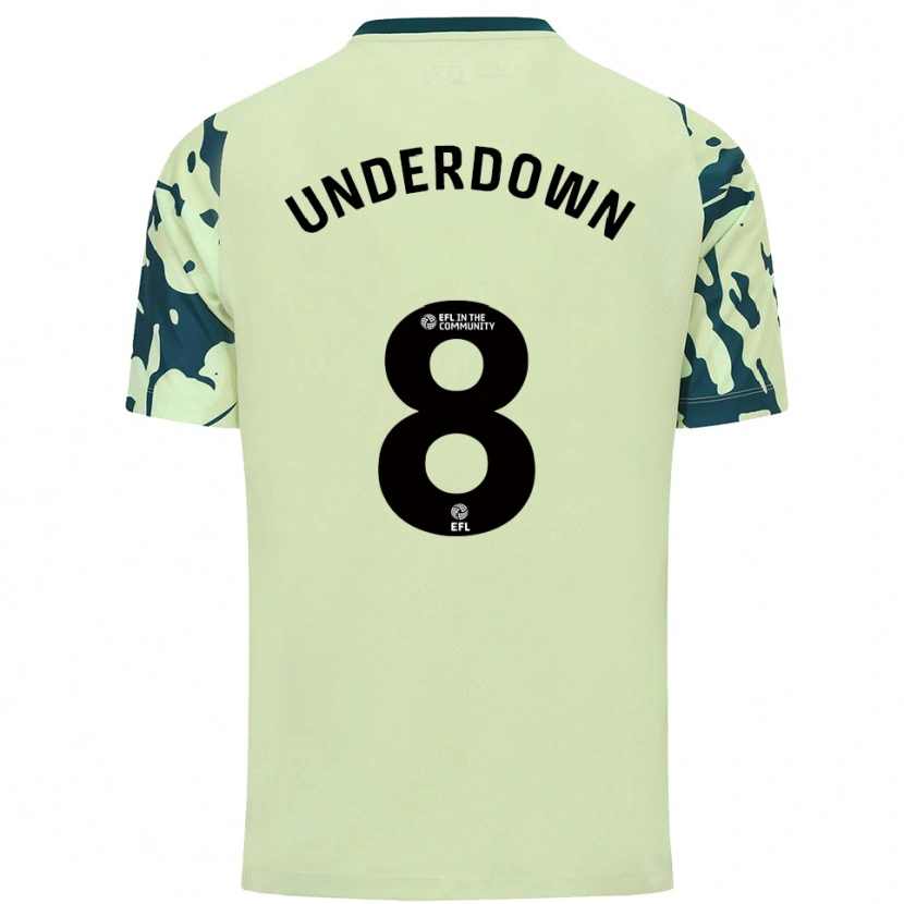 Danxen Men Kanisha Underdown #8 Dark Green Away Jersey 2025/26 T-Shirt