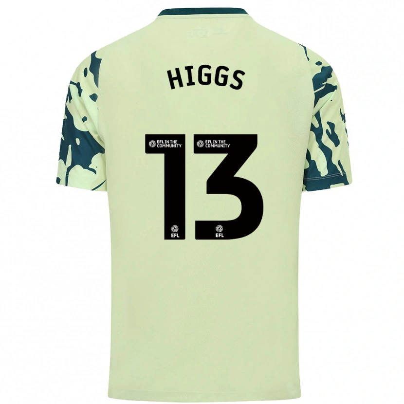 Danxen Men Daniel Higgs #13 Dark Green Away Jersey 2025/26 T-Shirt