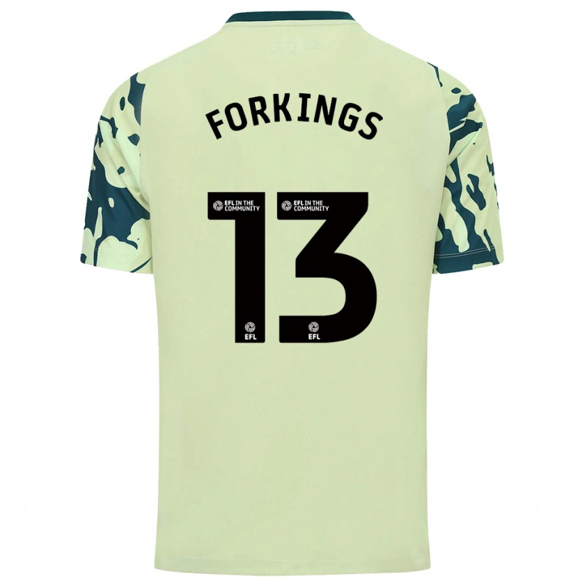 Danxen Men Amelia Forkings #13 Dark Green Away Jersey 2025/26 T-Shirt