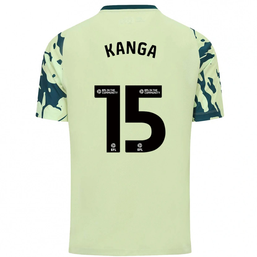 Danxen Men Wilfried Kanga #15 Dark Green Away Jersey 2025/26 T-Shirt