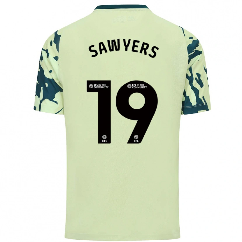 Danxen Men Romaine Sawyers #19 Dark Green Away Jersey 2025/26 T-Shirt