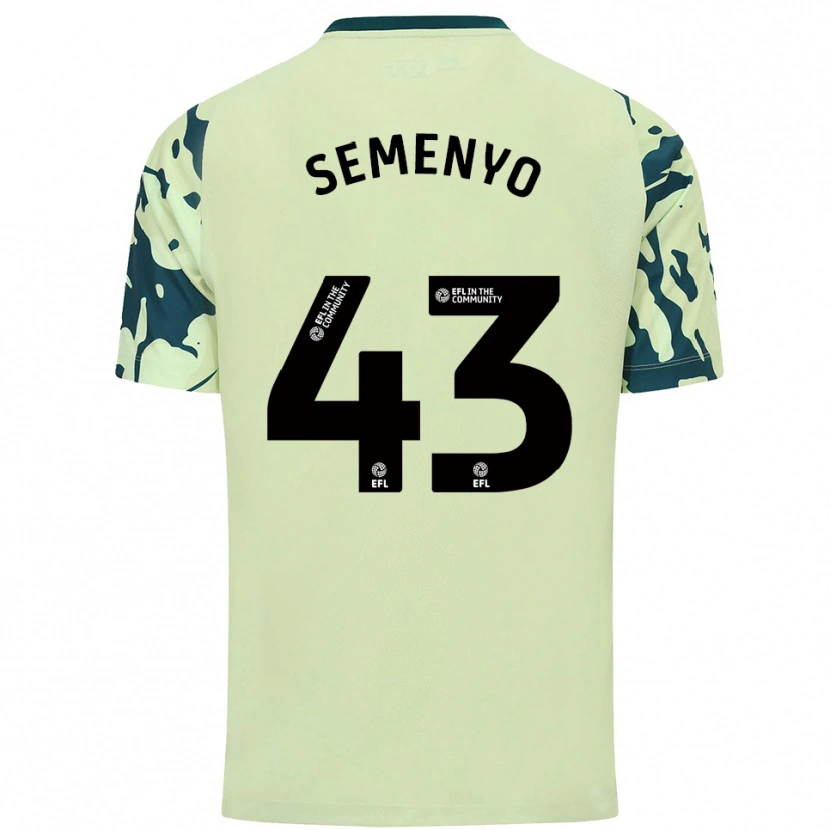 Danxen Men Jai Semenyo #43 Dark Green Away Jersey 2025/26 T-Shirt