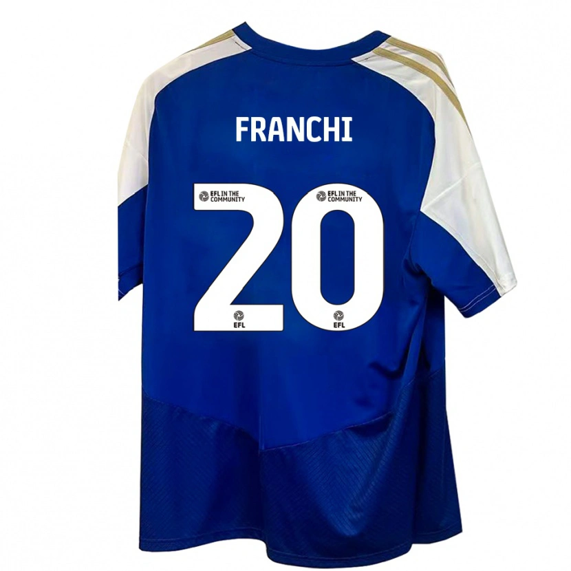 Danxen Men Matilda Franchi #20 Blue White Gold Away Jersey 2025/26 T-Shirt