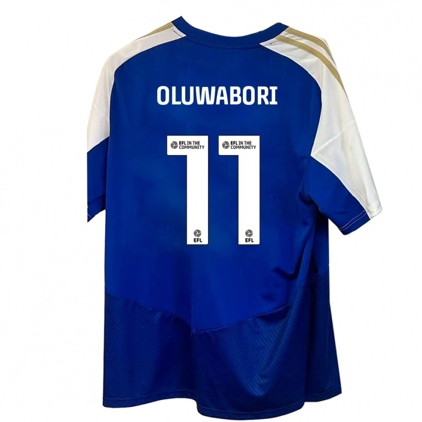Danxen Men Andrew Oluwabori #11 Blue White Gold Away Jersey 2025/26 T-Shirt