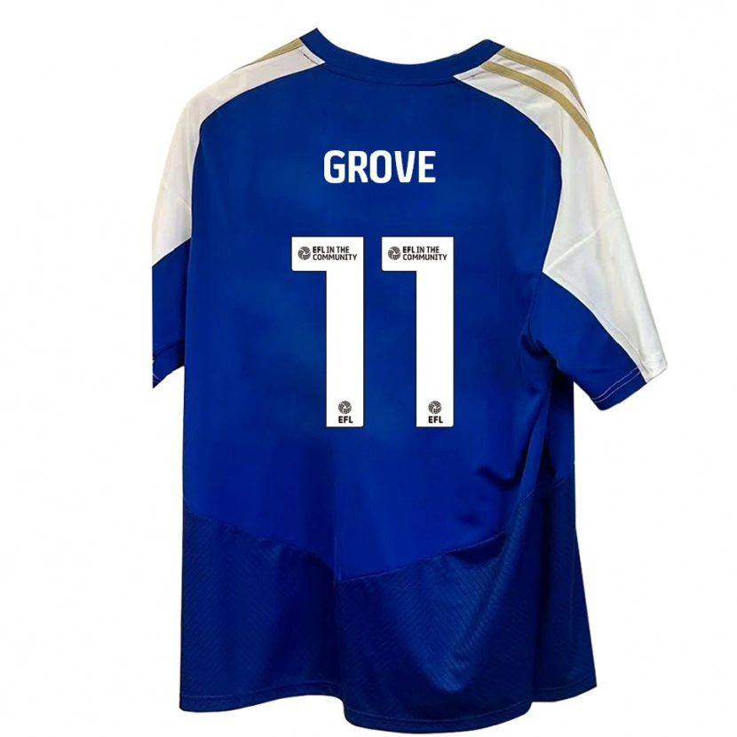 Danxen Men Jade Grove #11 Blue White Gold Away Jersey 2025/26 T-Shirt