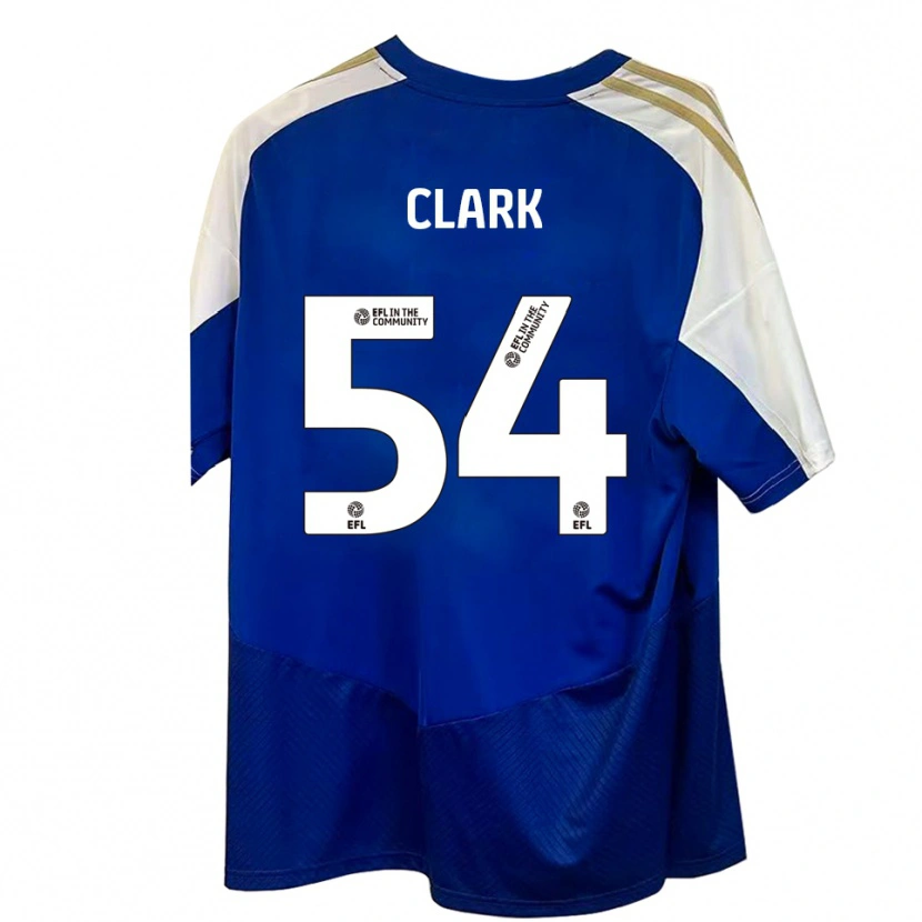 Danxen Men Max Clark #54 Blue White Gold Away Jersey 2025/26 T-Shirt