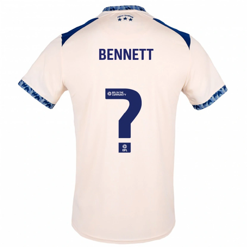 Danxen Men Hugo Bennett #0 Off White Navy Away Jersey 2025/26 T-Shirt