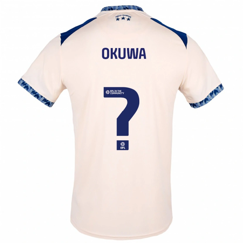 Danxen Men Temi Okuwa #0 Off White Navy Away Jersey 2025/26 T-Shirt