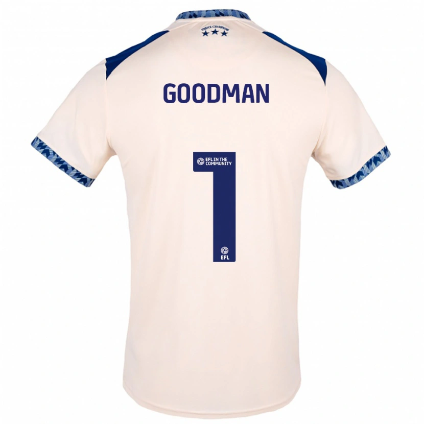 Danxen Men Owen Goodman #1 Off White Navy Away Jersey 2025/26 T-Shirt