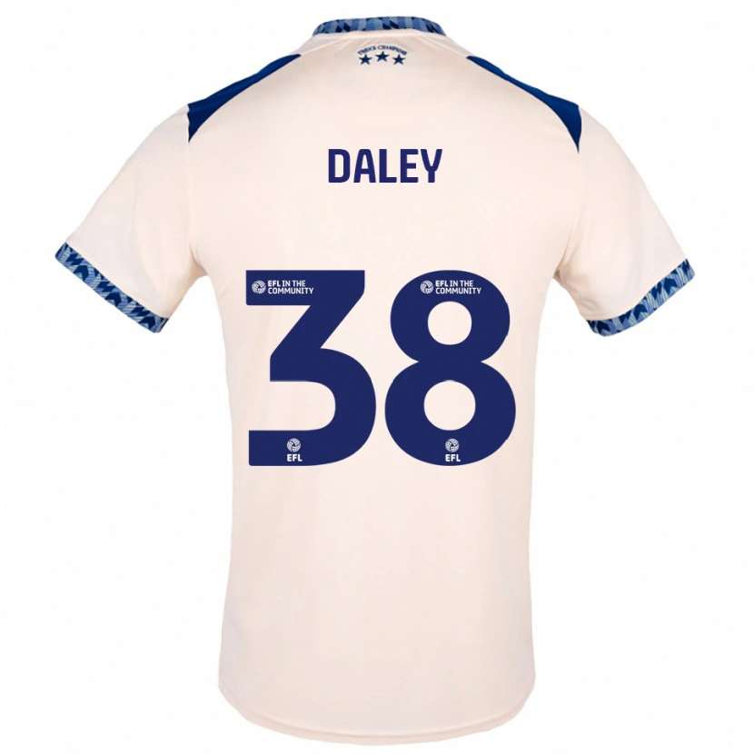 Danxen Men Luke Daley #38 Off White Navy Away Jersey 2025/26 T-Shirt