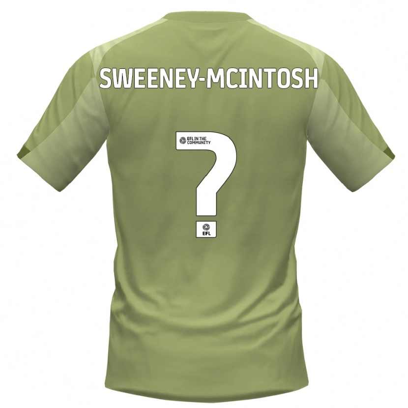 Danxen Men Brogan Sweeney-Mcintosh #0 Sage Champagne Away Jersey 2025/26 T-Shirt