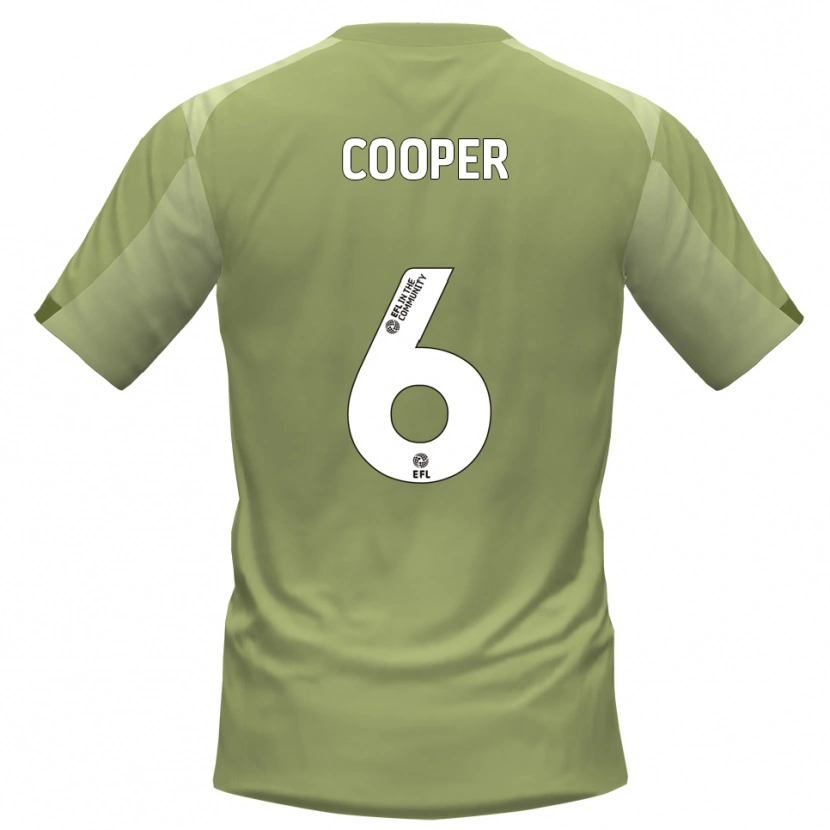 Danxen Men Brandon Cooper #6 Sage Champagne Away Jersey 2025/26 T-Shirt