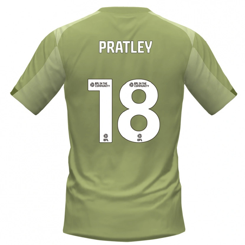 Danxen Men Darren Pratley #18 Sage Champagne Away Jersey 2025/26 T-Shirt