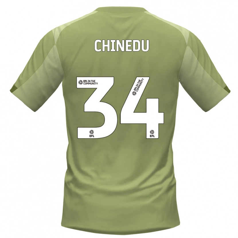 Danxen Men Phillip Chinedu #34 Sage Champagne Away Jersey 2025/26 T-Shirt