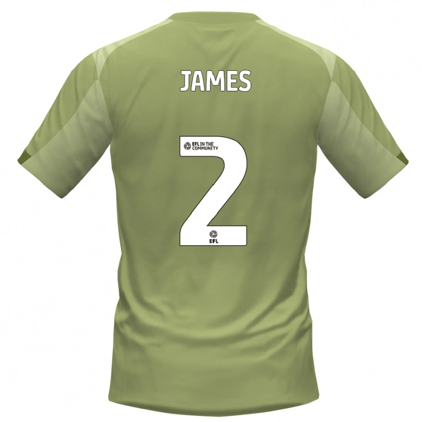 Danxen Men Tom James #2 Sage Champagne Away Jersey 2025/26 T-Shirt