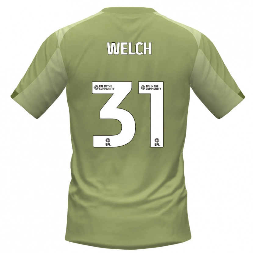 Danxen Men Makai Welch #31 Sage Champagne Away Jersey 2025/26 T-Shirt