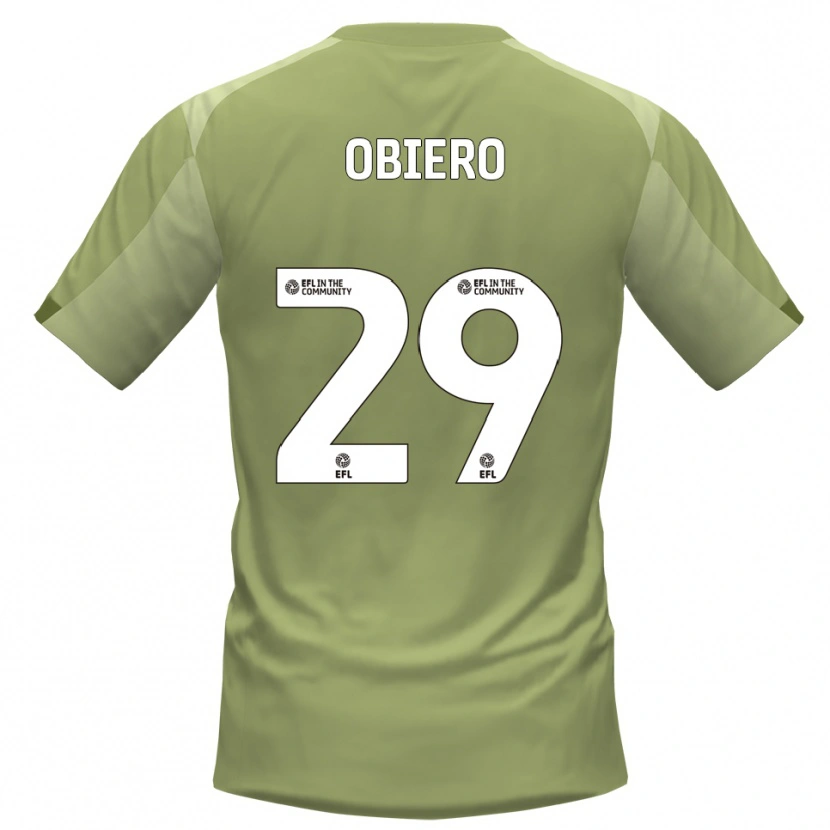 Danxen Men Zech Obiero #29 Sage Champagne Away Jersey 2025/26 T-Shirt