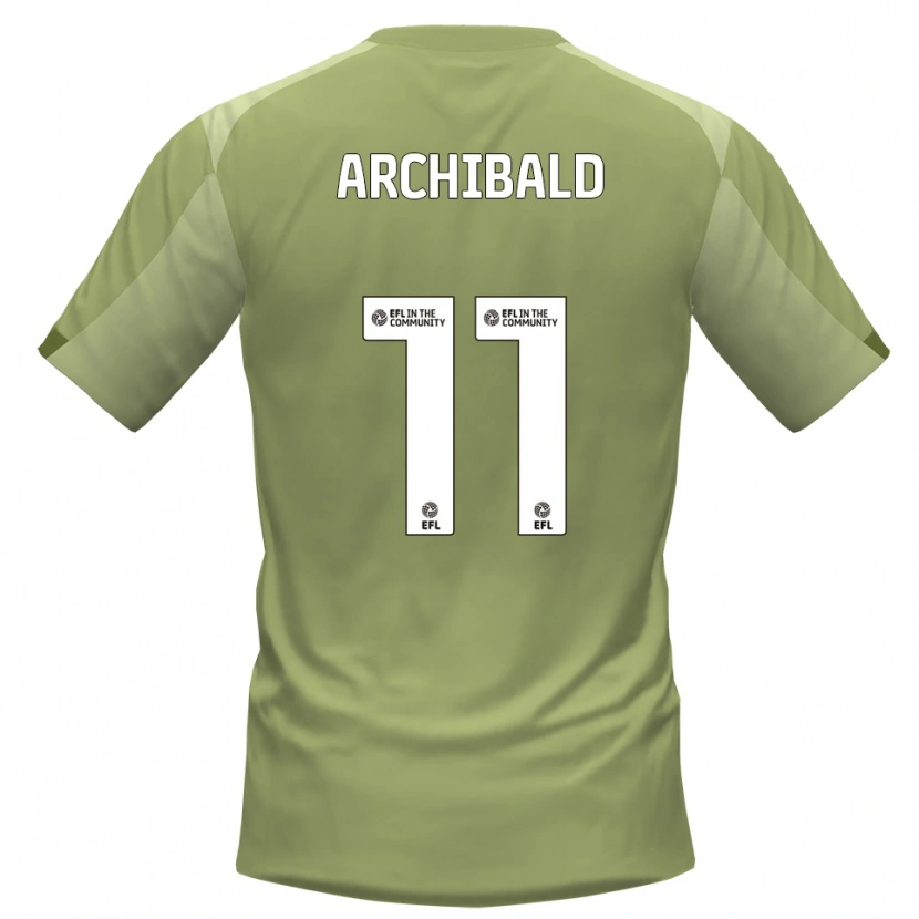 Danxen Men Theo Archibald #11 Sage Champagne Away Jersey 2025/26 T-Shirt