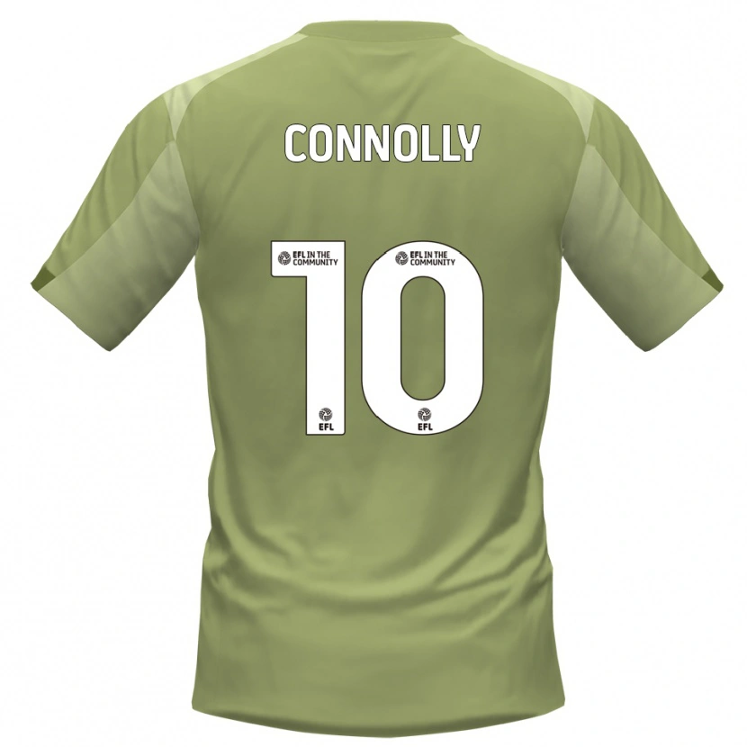 Danxen Men Aaron Connolly #10 Sage Champagne Away Jersey 2025/26 T-Shirt